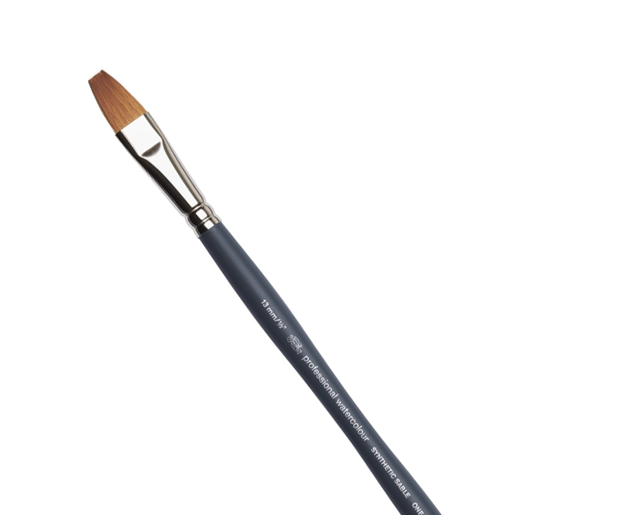 pedzel plaski syntetyczny sobol winsor newton Pędzle do malowania – rodzaje