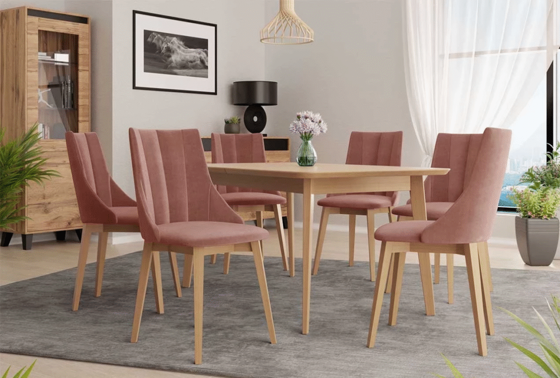 stolzkrzeslami7 Stół z krzesłami – jaki rozmiar i kształt sprawdzą się w Twoim domu?